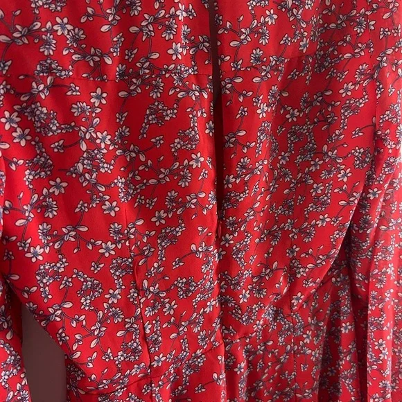 Adelyn Rae Red Floral Dress - Picture 4 of 4